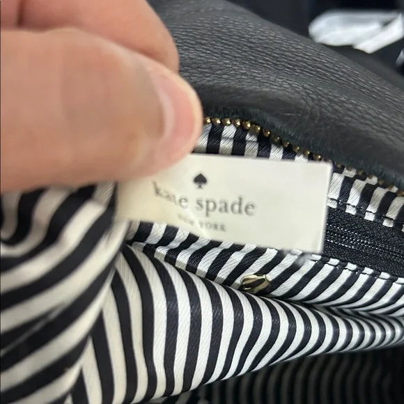 Kate Spade Black Textured Shoulder Bag - Picture 4 of 7